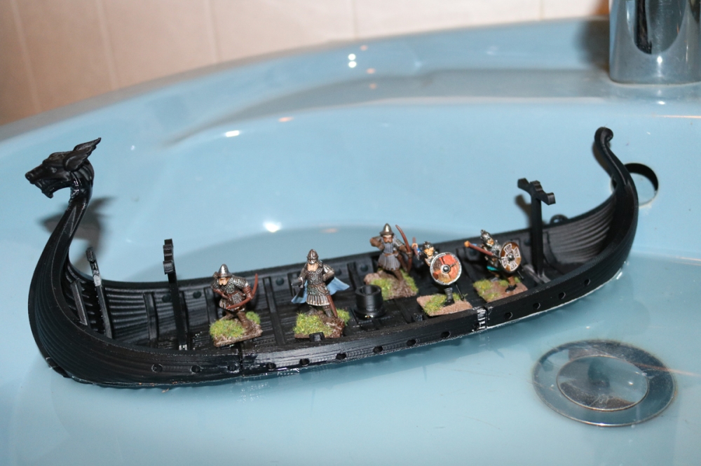 Viking Boat 3D Print